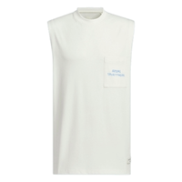 adidas Graphic Tank Top 'White Blue' JP2642