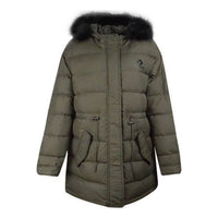 (WMNS) Converse Long Down Jacket 'Green' 10007727-A01