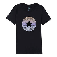 (WMNS) Converse T-Shirt All Star T-Shirt 'Black White' 10018921-A01