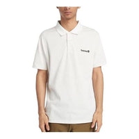 Timberland Retro White Moisture-Wicking Polo Shirt 'White' A2ND5-CM9