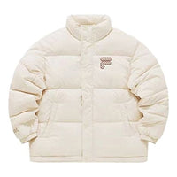 FILA FUSION Logo Printed Down Jacket 'Beige' T11U343904F-BG