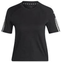 (WMNS) adidas Train Essentials Train Cotton 3-Stripes Crop T-Shirt Asia Sizing 'Black' HR7843