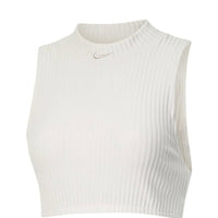 (WMNS) Nike Sportswear Chill Knit Top 'White' FN3678-104