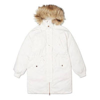 (WMNS) Converse Long Down Parka 'White' 10019430-A01