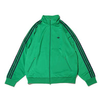 adidas Beckenbauer Track Jacket Asia Sizing 'Green Black' IZ4924