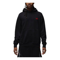 Air Jordan x Awake NY Fleece Hoodie Asia Sizing 'Black Red' FQ5444-010