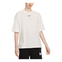 (WMNS) Nike Sportswear Oversized T-shirt Asia Sizing 'Sail' HJ3947-133