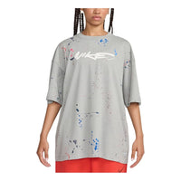 (WMNS) Nike Sportswear Breaking Oversized T-shirt Asia Sizing 'Grey' FZ0284-042