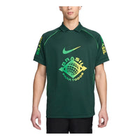 Nike Dri-FIT Brazil Football Polo Shirt 'Dark Green' FZ2949-397