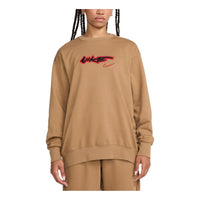 (WMNS) Nike Sportswear Breaking Loose French Terry Sweatshirt Asia Sizing 'Dark Driftwood' FZ0257-224