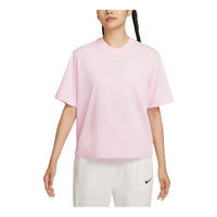 (WMNS) Nike Sportswear Boxy T-Shirt Asia Sizing 'Pink' HM4581-663