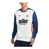 Nike Sportwear Club Crew-Neck Sweatshirt Asia Sizing 'Sail Blue' HQ4949-133