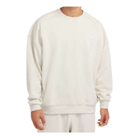 Nike Club Fleece Oversized French Terry Crew Top Asia Sizing 'Beige' HJ1820-104