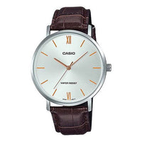CASIO Male DRESS Japan / South Korea Fashion Mens Silver Analog MTP-VT01L-7B2