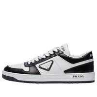 (WMNS) PRADA Downtown Leather Sneakers 'White Black ' 1E792M_3LKG_F0964_F_030