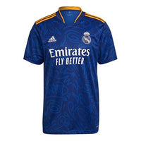 Men's adidas Training Sports Tournament Short Sleeve Soccer/Football Jersey SW Fan Edition Real Madrid Away Blue H40942