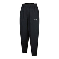 (WMNS) Nike Nsw Essntl Wvn Hr Pnt Crv Casual Sports Woven Breathable Long Pants/Trousers Autumn Black DD5976-010