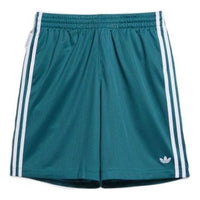 Men's adidas Side Classic Breathable Sports Shorts Blue Green HC2205