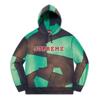 Supreme Patchwork Hoodie 'Green Black' SUP-FW20-144