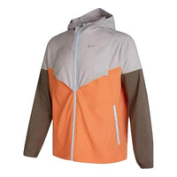 Men's Nike Colorblock Zipper Hooded Sports Hooded Long Sleeves Jacket Multicolor CZ9071-012