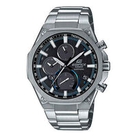 CASIO EDIFICE Solar Powered Mens SilverBlack Analog EQB-1100D-1A