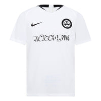 Nike x ACRONYM Crossover Fan Edition Printing Logo V neck Short Sleeve Asia Edition White DC8809-100