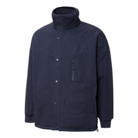 PUMA Mmq lamb's wool Reversible Stand Collar Jacket Couple Style Blue 534744-43