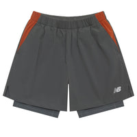 New Balance NB Logo 2 In 1 Short 'Dark Grey' NVE25121-CHL