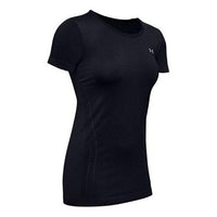 (WMNS) Under Armour Seamless Training Sports Short Sleeve Black 1351604-001