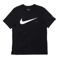 Nike Swoosh logo Double Hook Half-sleeved Black CK2253-010