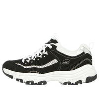 (WMNS) Skechers D'Lites 'Black White' 8730065-BKW