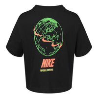 (WMNS) Nike Sportswear Short Round Neck Black CV9170-010