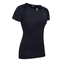 (WMNS) Under Armour RUSH Seamless Short Sleeve Black 1351602-001