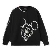(WMNS) Li-Ning x Disney Graphic Sweatshirt 'Black' AWDRD62-2