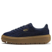 PUMA Suede Platform Trace Velor 'Navy' 366696-03