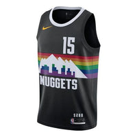Men's Nike NBA City Limited SW Fan Edition 19-20 Season Denver Nuggets Jokic No. 15 Basketball Jersey/Vest Black AV4634-010
