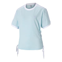 (WMNS) adidas Always Original Laced T-Shirt 'Blue White' HK5063