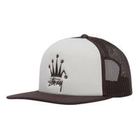 Stussy Crown Stock Trucker Cap 'Brown' 1311056