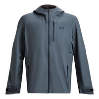 Under Armour Stretch Woven Windbreaker Jacket 'Grey Blue' 1369994-002