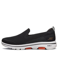 Skechers Go Walk 5 Low-Top Loafers Black/White 55500-BLK
