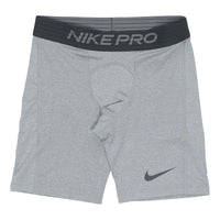 Nike Pro Metallic Training Tight Shorts Gray BV5636-085