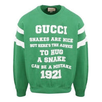 Gucci 'To Hug A Snake' Cotton Sweatshirt 'Green' 655471-XJDHO-3229