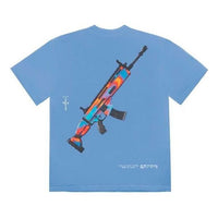 Travis Scott The Scotts Astro Goosebumps T-Shirt 'Sky Blue' TC-298