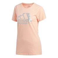 (WMNS) adidas Logo Tee 'Pink' ED8145
