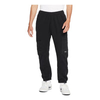 Men's Nike SB Solid Color Lacing Casual Skateboard Polar Fleece Sports Pants/Trousers/Joggers Black DA4196-010