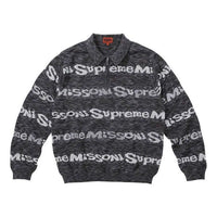 Supreme x Missoni Zip L/S Polo 'Grey White' SUP-FW21-315