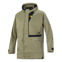 adidas Multiple Pockets Hooded Jacket Green H40229
