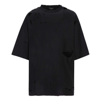 Balenciaga Destroyed T-Shirt 'Black' 661715TKV601000