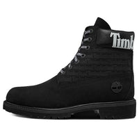 Timberland 6-Inch Premium Logo Wide-Fit Boots 'Black Nubuck' A1TUW