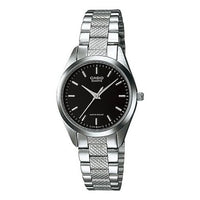 CASIO Stainless Steel Strap Black Analog LTP-1274D-1A